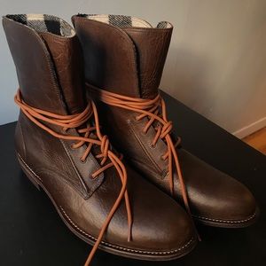 Rare Woolrich PBR Western Leather Ankle Boots